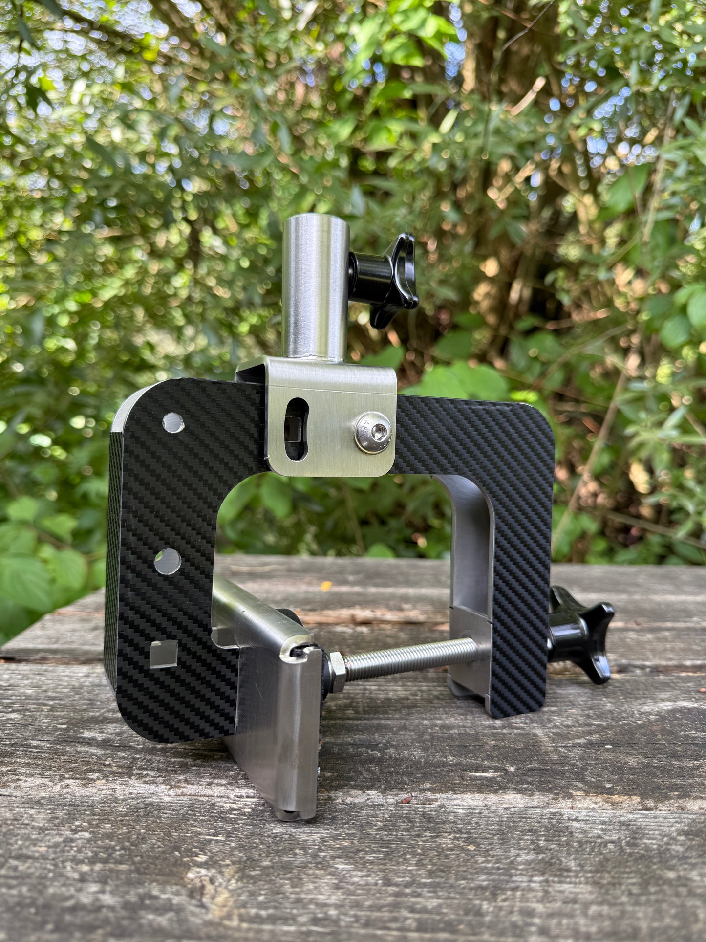 V1 Clamp Mount L Carbon-Optik Klemmhalterung Bootshalterung