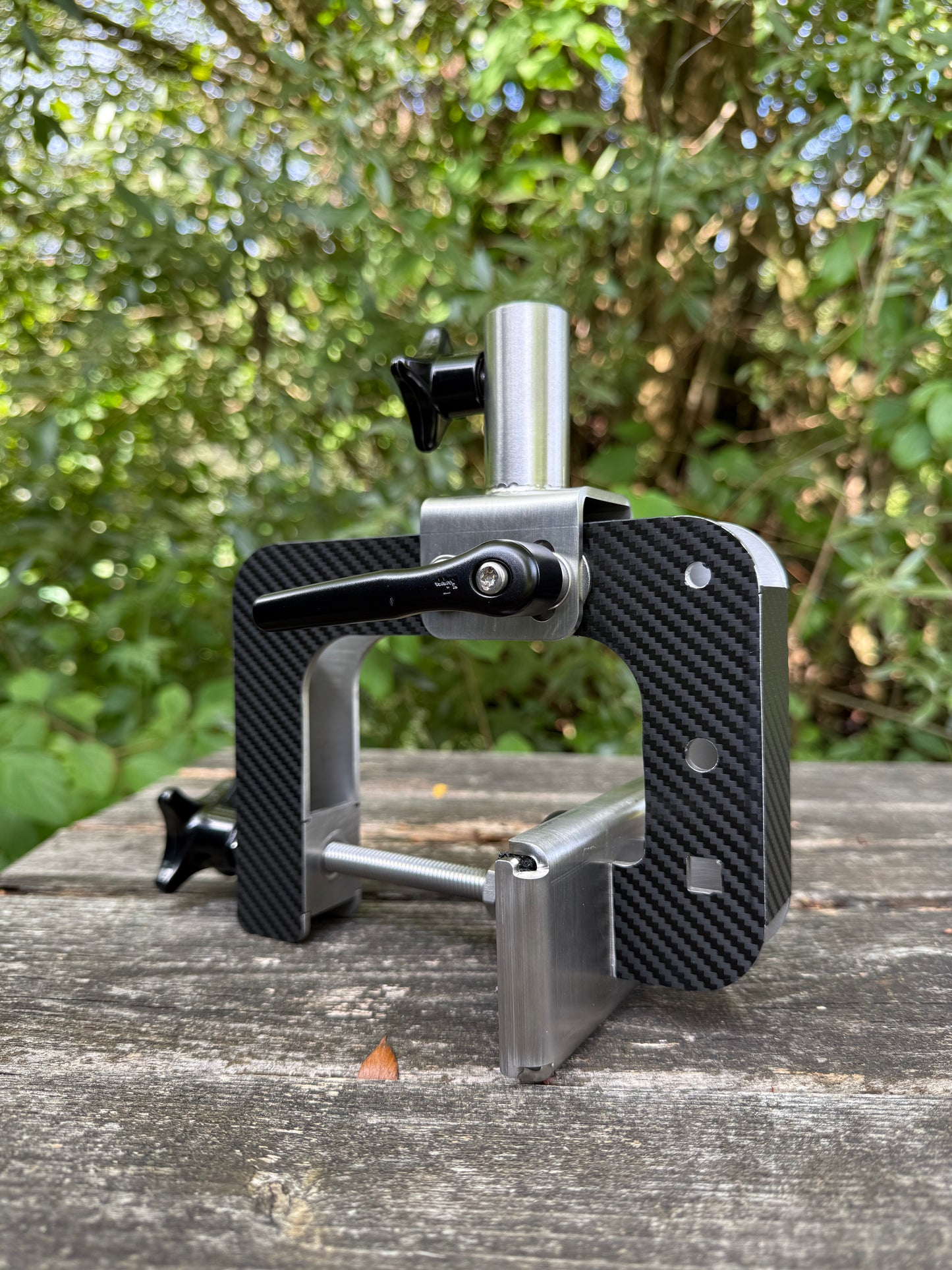 V1 Clamp Mount L Carbon-Optik Klemmhalterung Bootshalterung