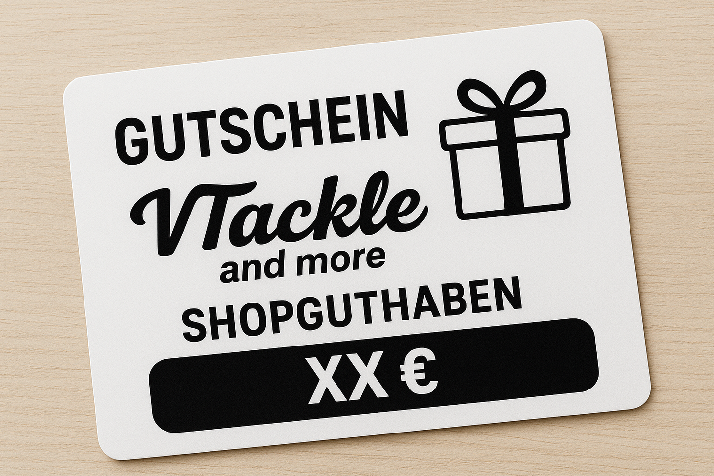 XMAS Shopping Guthaben Gutschein Wertgutschein Weihnachtsgutschein
