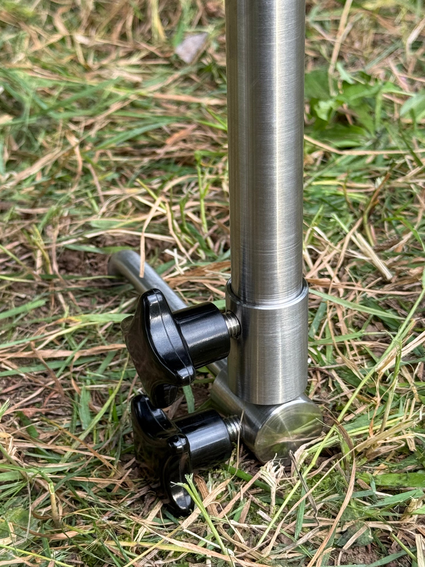 Rod Pod V1 Base Leg inkl. Base Stabilizer Spike Edelstahl