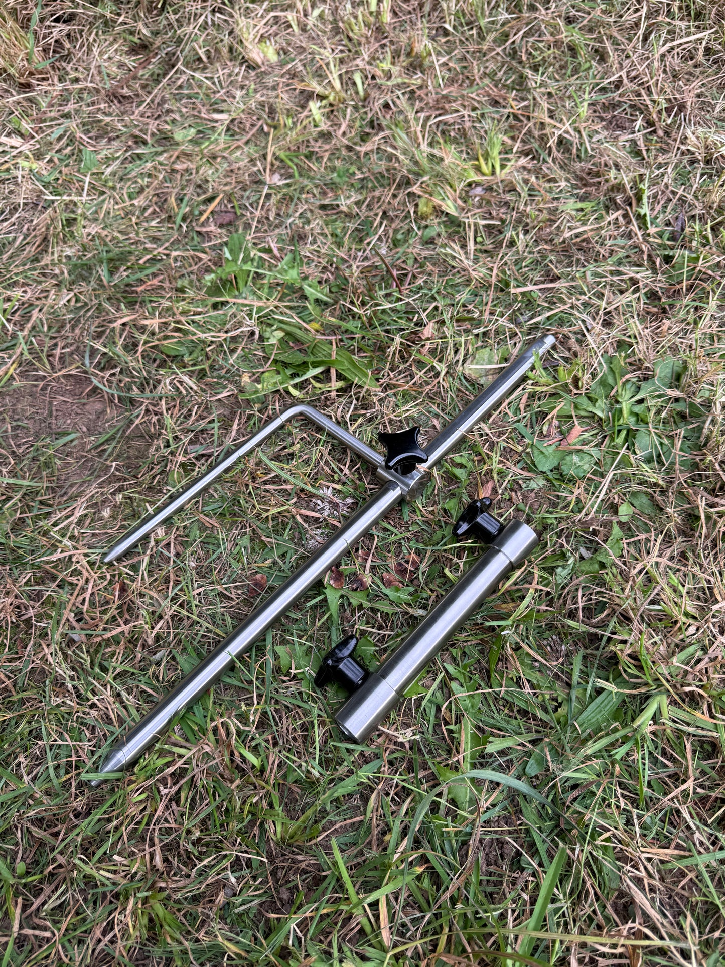 Rod Pod V1 Base Leg inkl. Base Stabilizer Spike Edelstahl