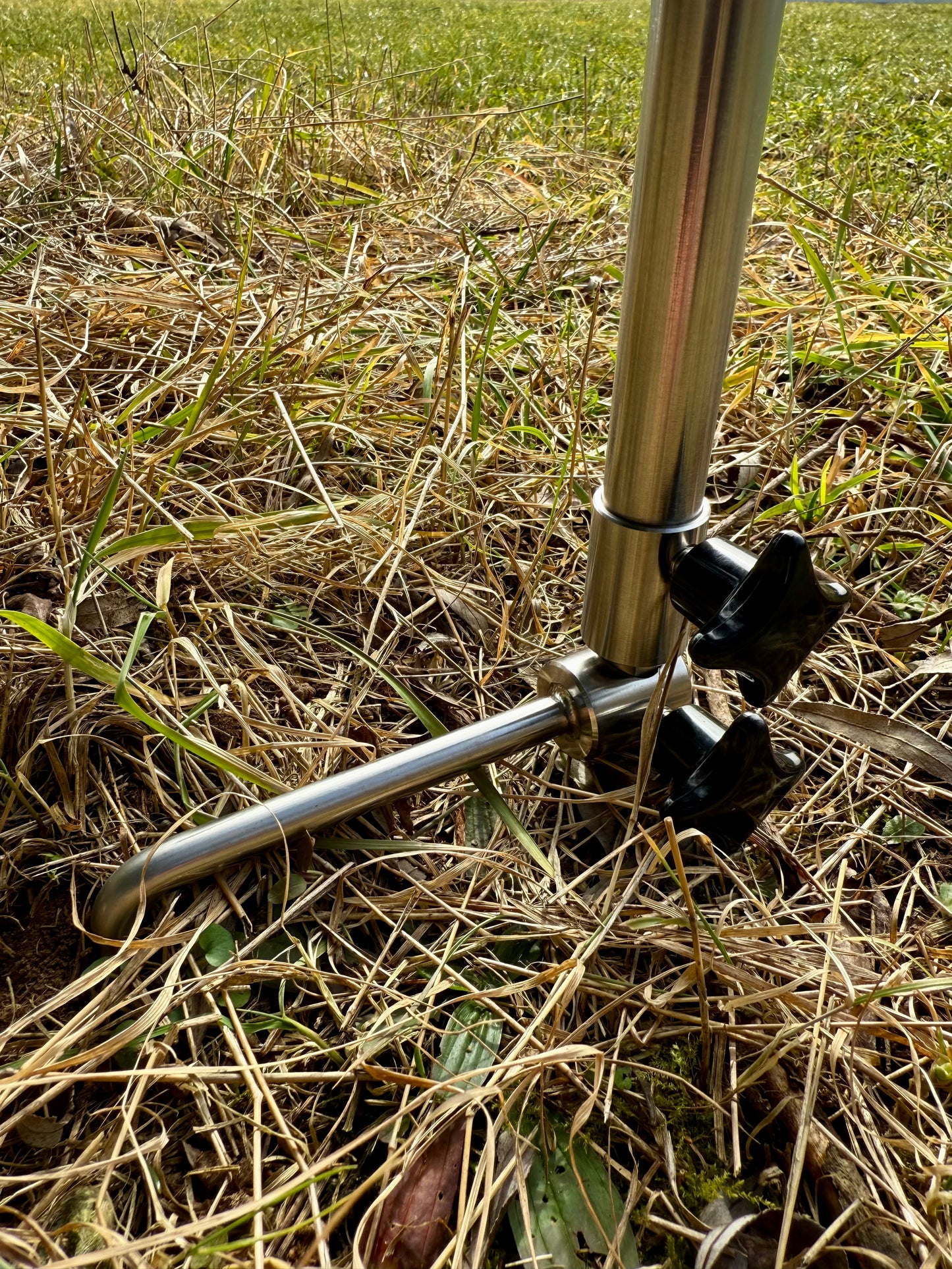 Rod Pod V1 Base Leg inkl. Base Stabilizer Spike Edelstahl