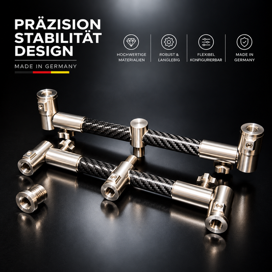Carbon - V1 Adjustable 2-Rod Buzzer Bar Quick-Change Set
