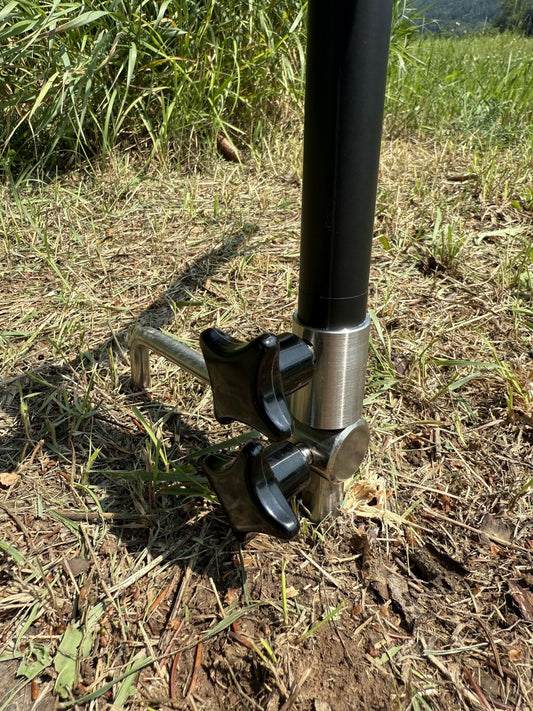 Rod Pod V1 Base Leg inkl. Base Stabilizer Spike Black