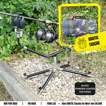 Angebot FREE BAG - Black Powder-Coated - V1 Rod Pod Four Leg