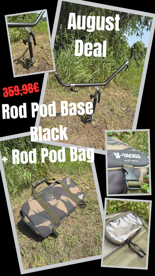 August Deal - Rod Pod V1 Base Black + Rod Pod Bag