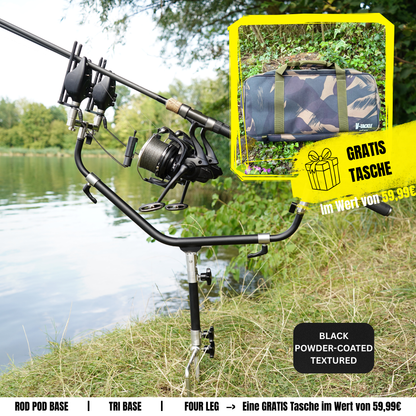Angebot FREE BAG - Black Powder-Coating - V1 Rod Pod Tri-Base