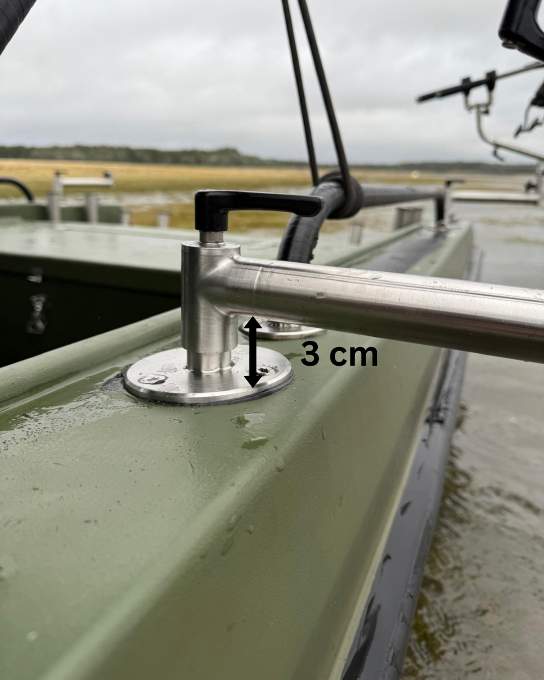 V1 Marine Bracket Low Boat Bundle – Edelstahl