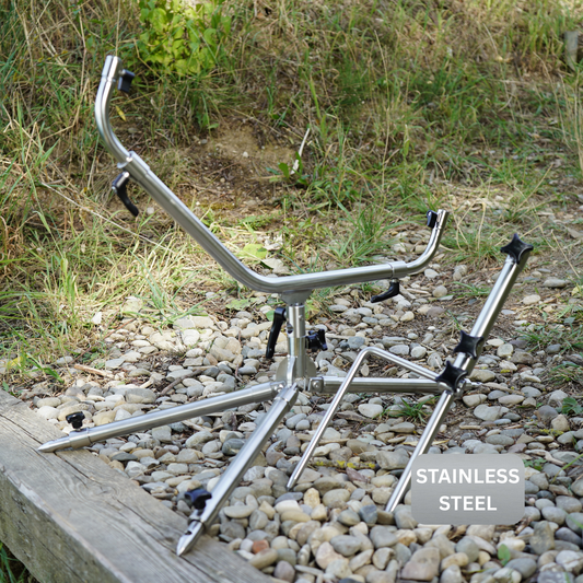 V1 Rod Pod Tri-Base Bundle Standard - Edelstahl