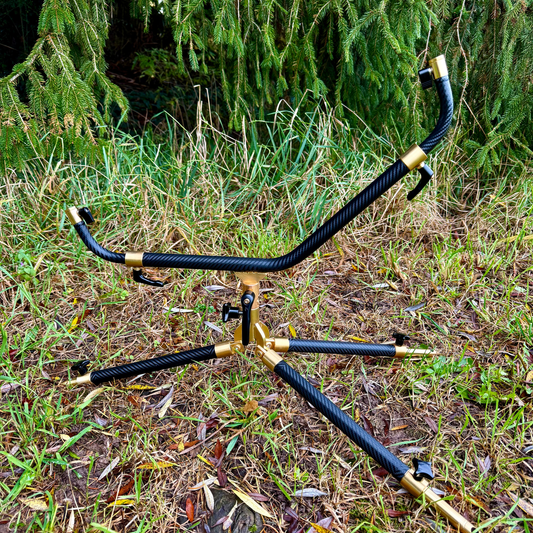 Gold Carbon - V1 Rod Pod Bundle inkl. Buzzer Bars 24 Karat vergoldet