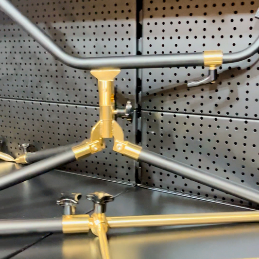 Gold Black - V1 Rod Pod Bundle inkl. Buzzer Bars 24 Karat vergoldet