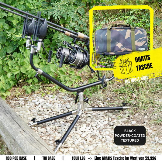 Angebot FREE BAG - Black Powder-Coated - V1 Rod Pod Tri-Base