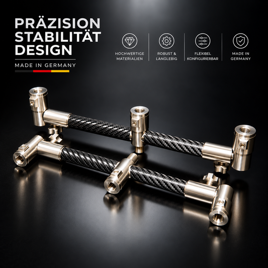 Carbon - V1 Adjustable 3-Rod Buzzer Bar Quick-Change Set