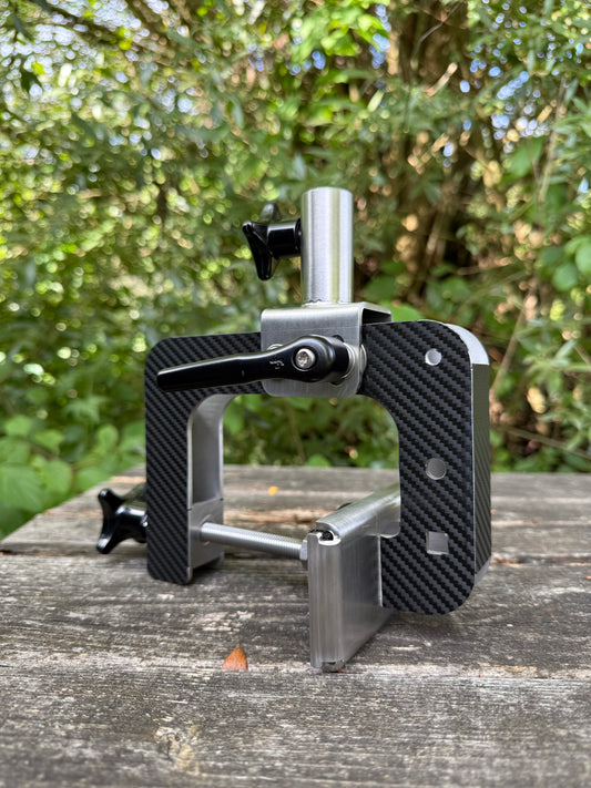 V1 Clamp Mount L Carbon-Optik Klemmhalterung Bootshalterung