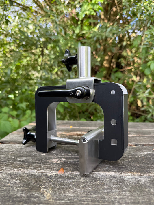 V1 Clamp Mount L Black Klemmhalterung Bootshalterung