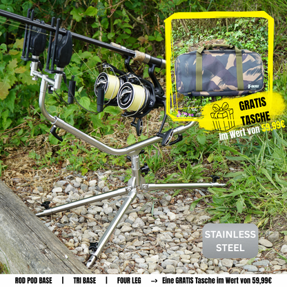 Angebot FREE BAG - Edelstahl - V1 Rod Pod Tri-Base