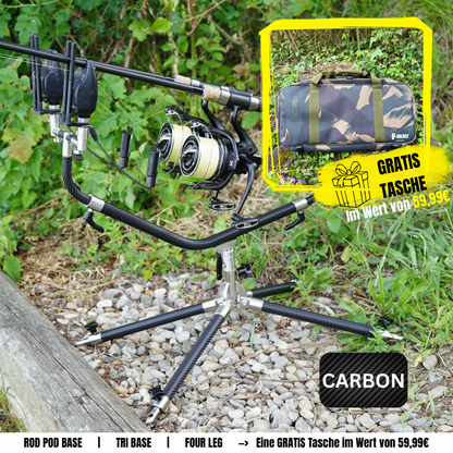 Angebot FREE BAG - Carbon - V1 Rod Pod Tri-Base