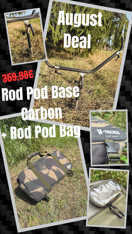 August Deal - Rod Pod V1 Base Carbon-Optik + Rod Pod Bag