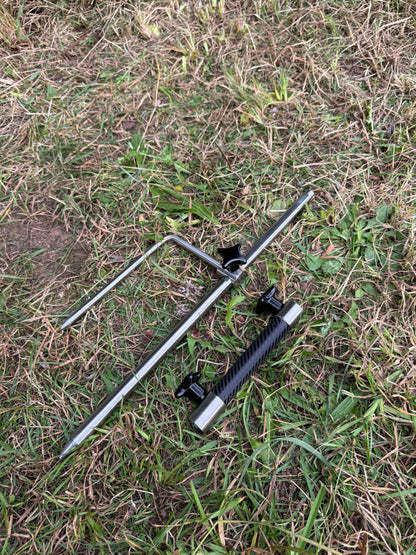 Rod Pod V1 Base Leg inkl. Base Stabilizer Spike Carbon-Optik