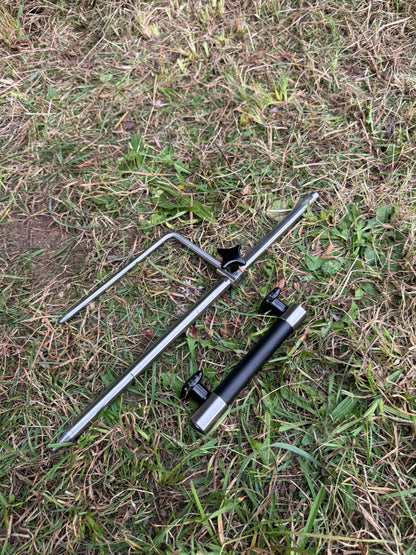 Rod Pod V1 Base Leg inkl. Base Stabilizer Spike Black