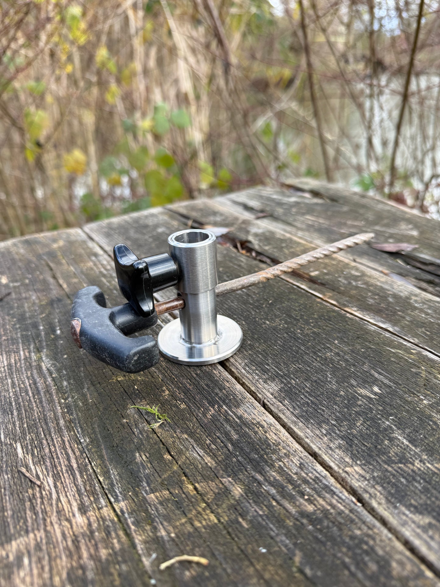 V1 Screw Mount Low Edelstahl