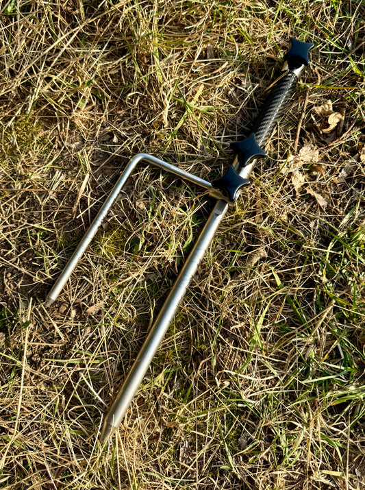 Rod Pod V1 Base Leg inkl. Base Stabilizer Spike Carbon-Optik