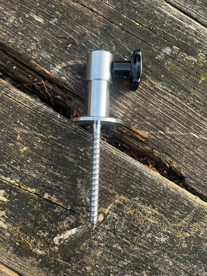 V1 Screw Mount Low Edelstahl