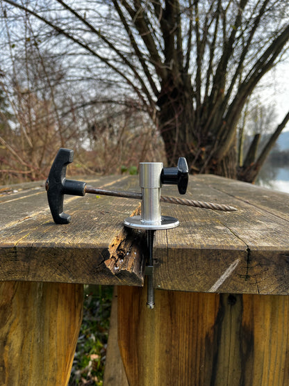 V1 Pier Mount Low Edelstahl