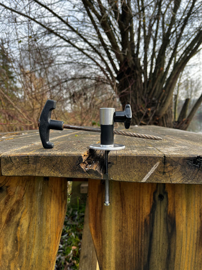 V1 Pier Mount Low Black