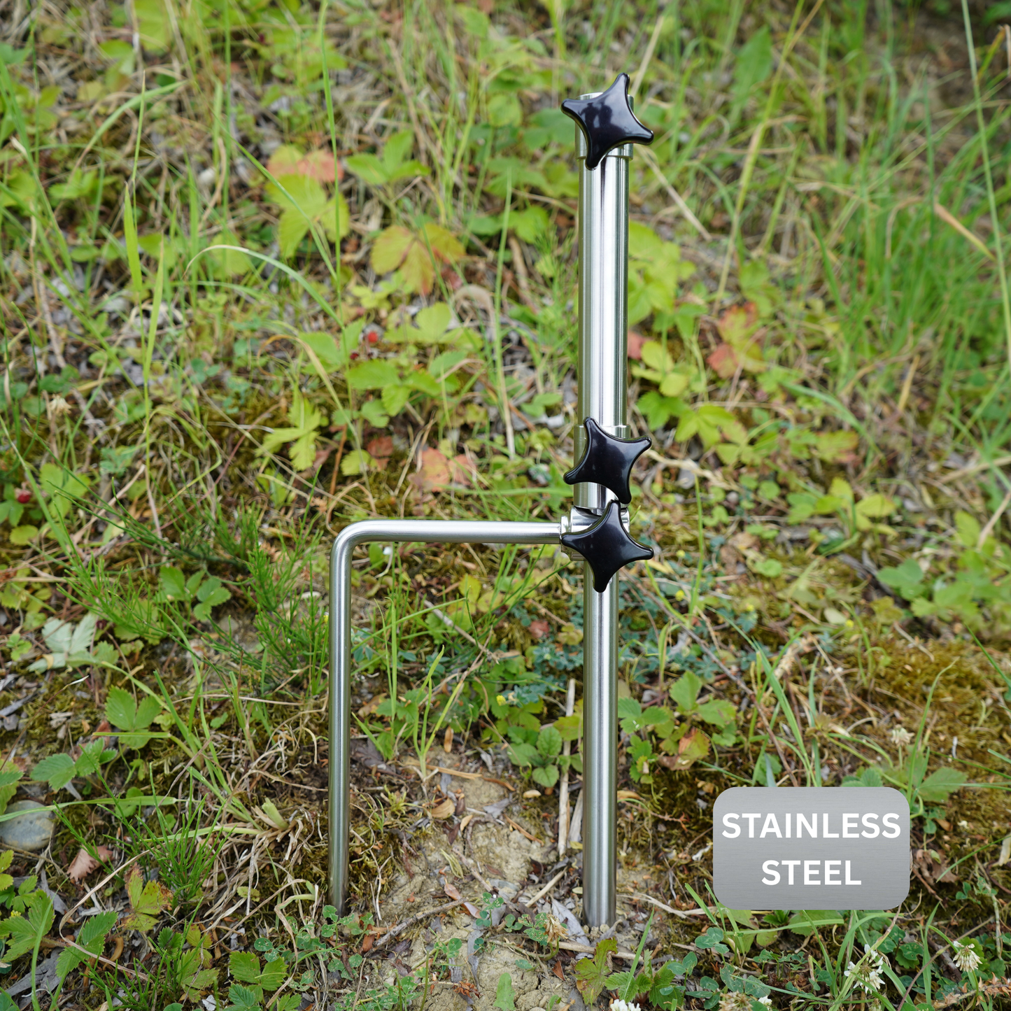 Edelstahl - V1 Rod Pod Base Leg inkl. Base Stabilizer Spike