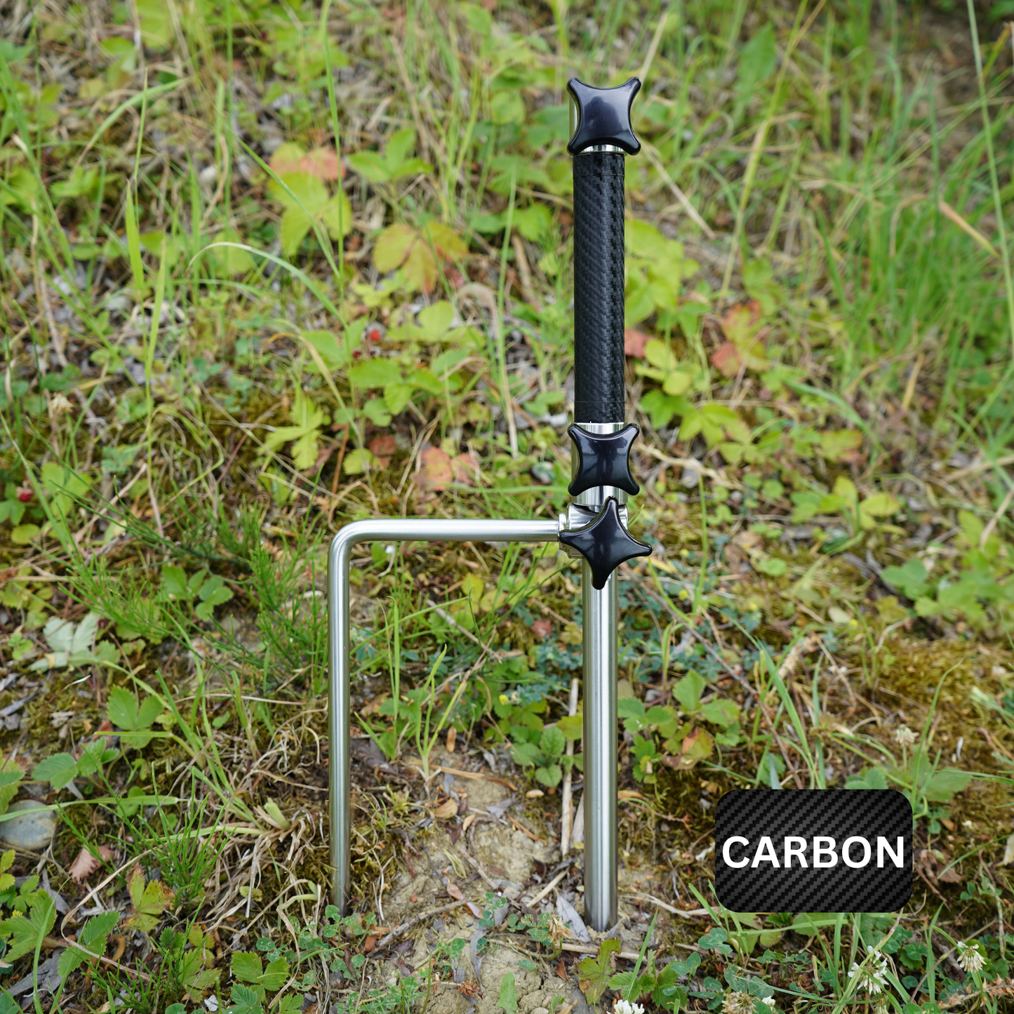 Carbon - V1 Rod Pod Base Leg inkl. Base Stabilizer Spike